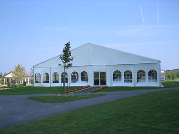 アルミニウム構造教会テントはスパンの大きいスペース白く透明なカバーを取り除きます