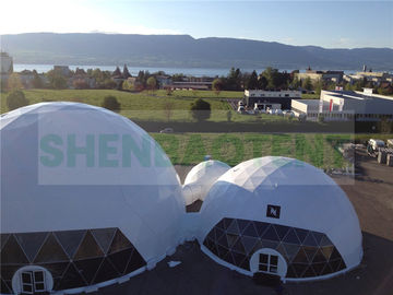 大きい十分に決め付けられた30メートルの直径の反紫外線でき事のドームのテントの展覧会場
