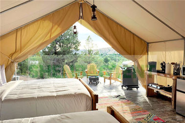 ホテルのキャンプのカスタマイズされた高さのリゾートCanvansのための鋼管フレームの贅沢なテント